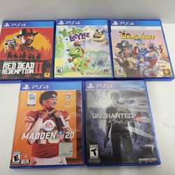 Playstation 4 PS4 Video Games (Price for Each)