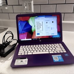 HP LAPTOP PURPLE 