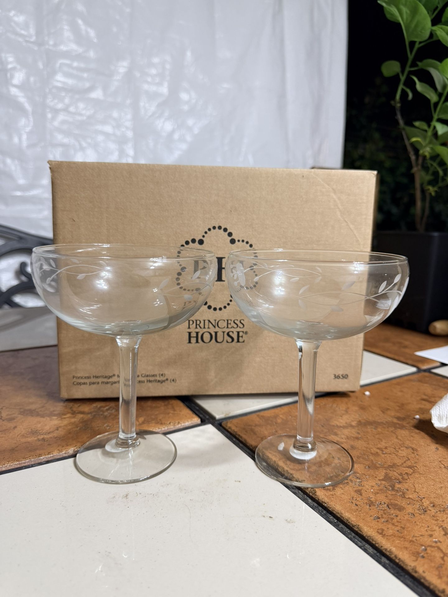 Princess Heritage Margarita Glasses