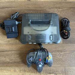 Funtastic Smoke Black Nintendo 64 System W/ Matching Controller