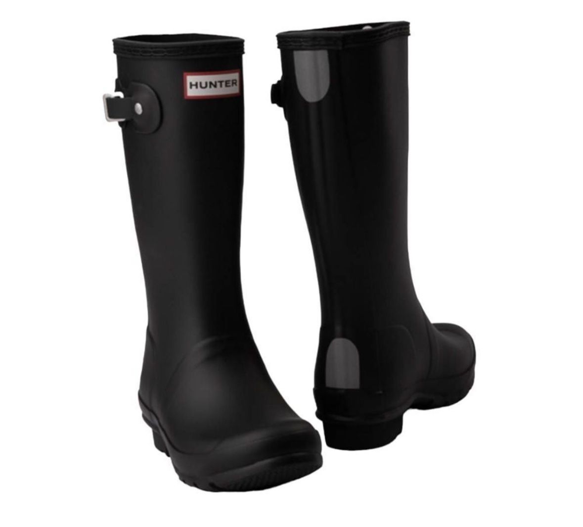 Hunter Rain Boots Kids Classic Original Tall Big Kid Size 3G/2B Matte Black