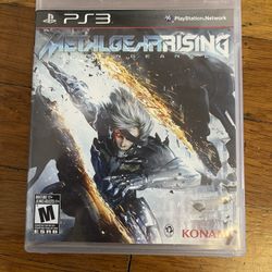 Metal Gear Rising Revengeance PS3 (Sony PlayStation 3, 2013) Complete CIB