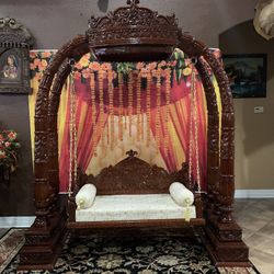 Indian Handcrafted Wooden Swing 