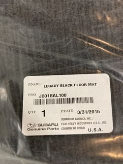 Subaru Legacy Carpet Floor Mats -OEM