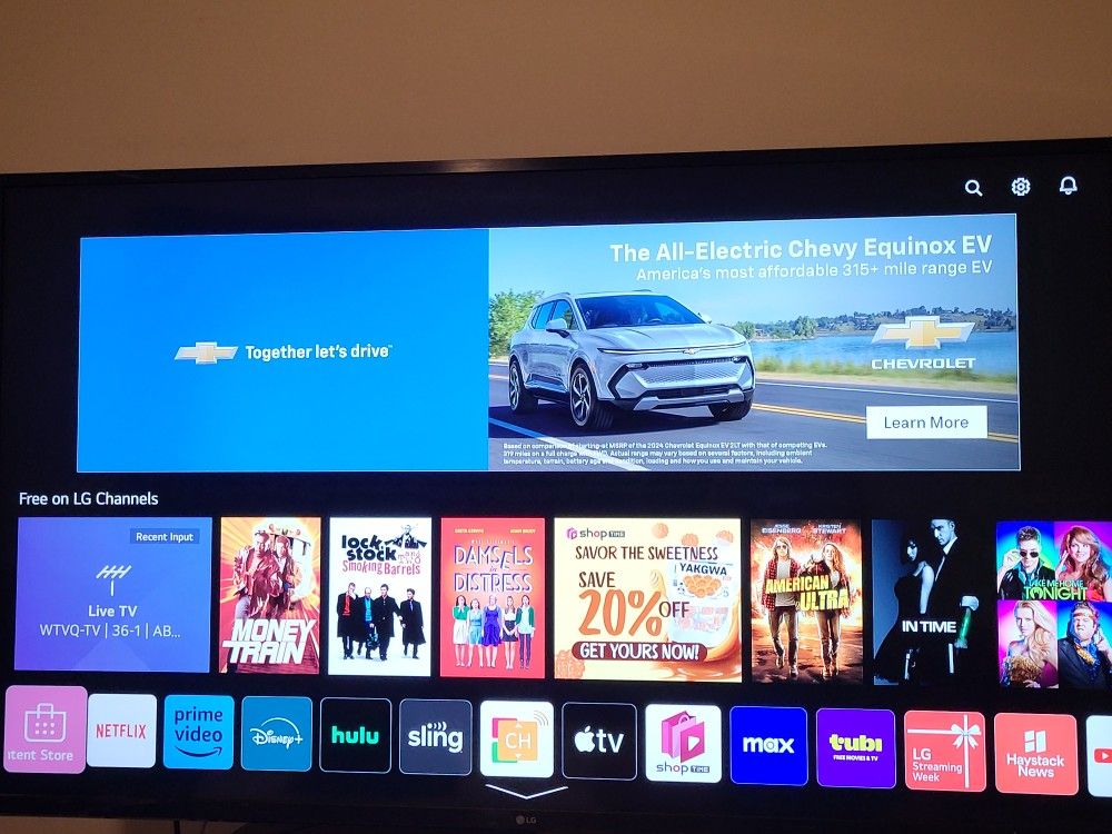 LG 50 Inch Smart Television 