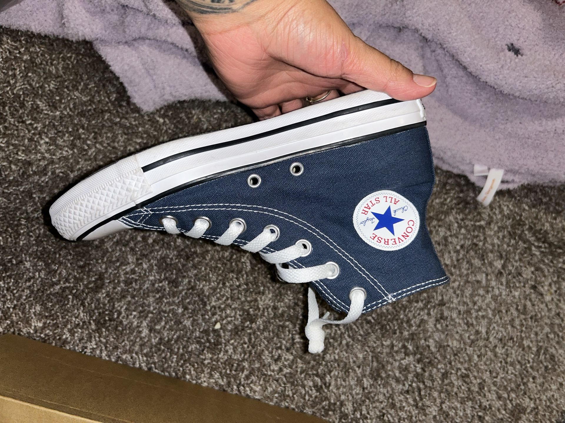 Navy Converse