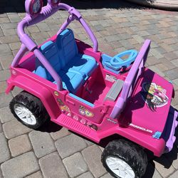 Barbie jeep car