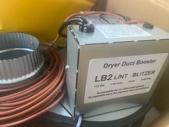 New Dryer  duct Booster