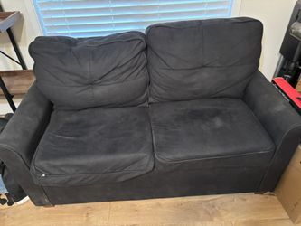 Pullout Couch W/ Outlets & Mattress