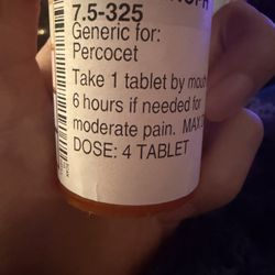 Medicine 💊  Percocet 