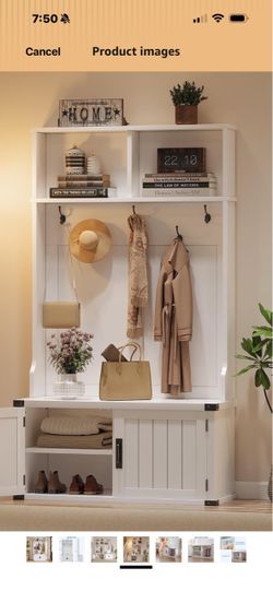 Hall Tree Bench