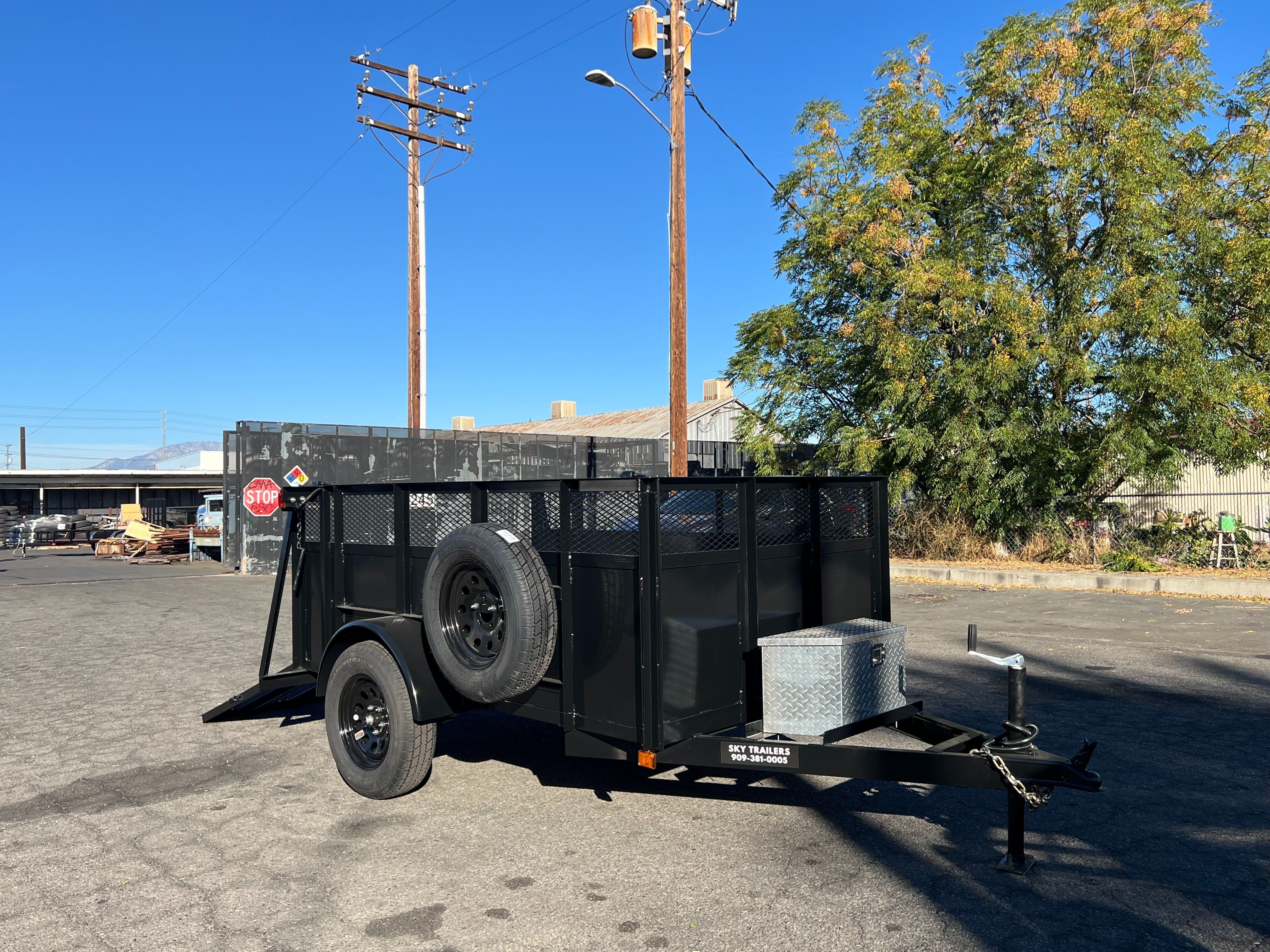 2025 Sky Trailers Utility Landscape Trailer 5x8x3