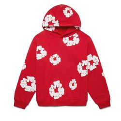 Denim Tears Cotton Wreath Sweatshirt Red