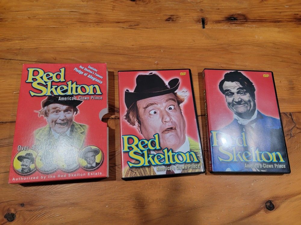 America's Clown Red Skeleton DVDs - 2 Discs With 5 Episodes On Each