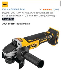 DeWALT XR 4 1/2” Angle Grinder