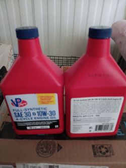 VP Full-Synthetic SAE 30 / 10W-30 4-Cycle Engine Oil – 2 Bottles
