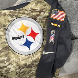 Steelers Salute To Service 3/4 Sleeve Shirt
