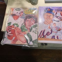 3 Legends Sports Memorabilia Books 