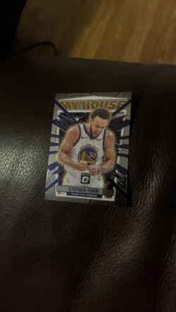 Stephen Curry my house, basketball card