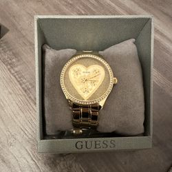 Guess Gold Watch w links