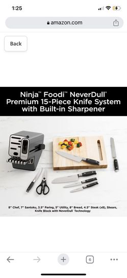 Ninja Foodie Never-Dull Premium Knife System with Built-In