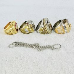 Chiefs Championship Fan Rings Set / Size 11