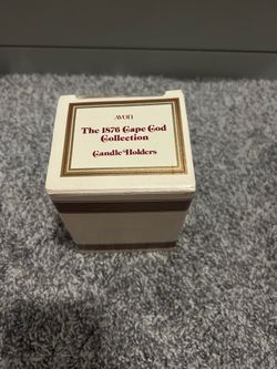 Avon Red Candle Holder