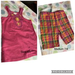 Summer Girls clothing can be sold in set or by piece