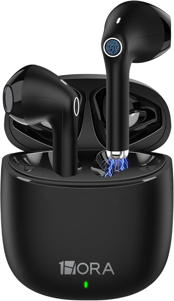 1 Hora Wireless Earbuds Bluetooth 5.3, Deep Bass, In-Ear Sports Headphones