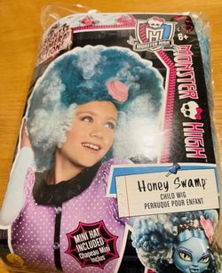 Monster High Honey Swamp 6+ Wig Halloween 🎃