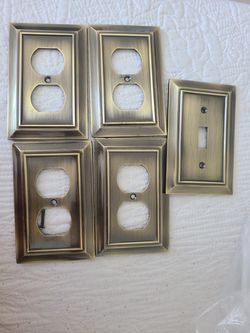 Amerock Gold Wall Plates