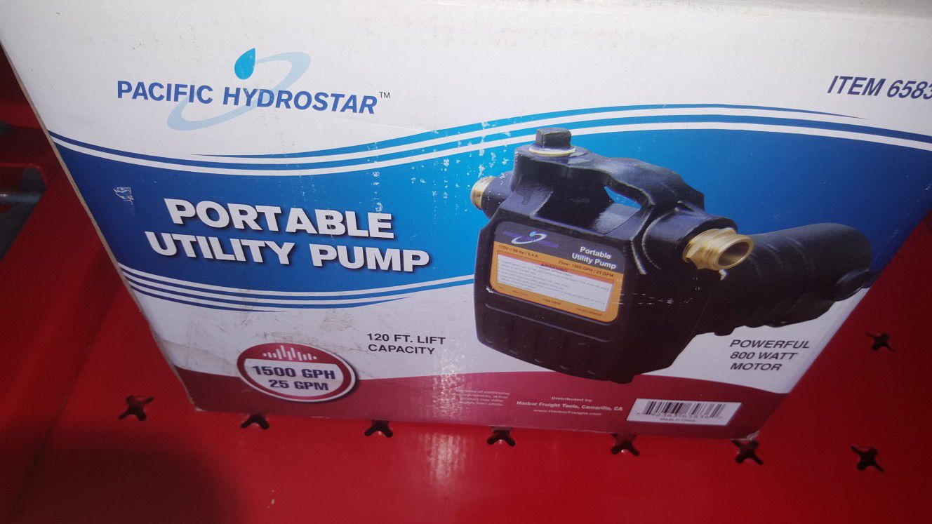 Brand new Portable utility pump