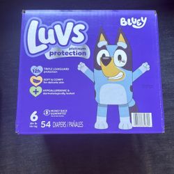 Luvs Size 6 54ct $14
