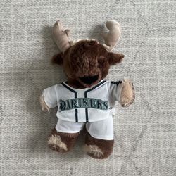 MLB Seattle Mariners Moose #00 Baseball Jersey 13” Plush Figure Doll