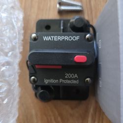 RED WOLF 200 Amp Circuit Breaker Manual Reset Switch