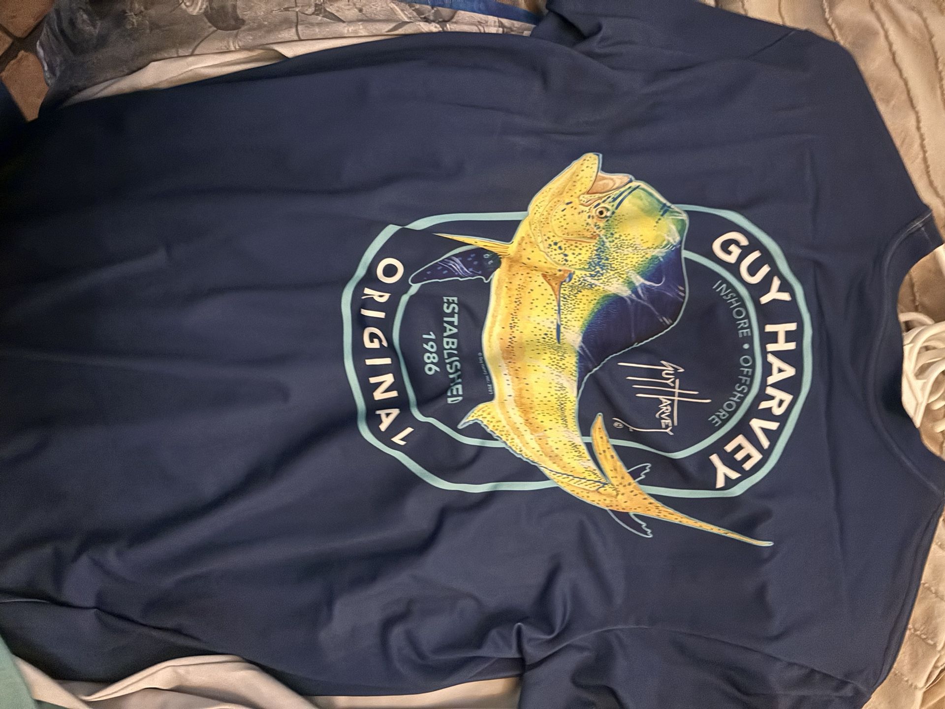 Guy Harvey Sun Protectionlong Sleeve Shirts Like New