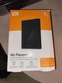 Western Digital 1tb My Passport Portable 