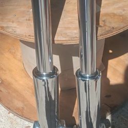 V Twin 41mm Fork Slider Assembly For Harley 