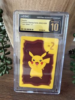 CGC Pristine 10 Pokémon Paper Safari Graded Cards (Pikachu) - KOR