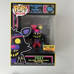 FNAF Five Nights At Freddy’s Foxy Blacklight Funko Pop 954