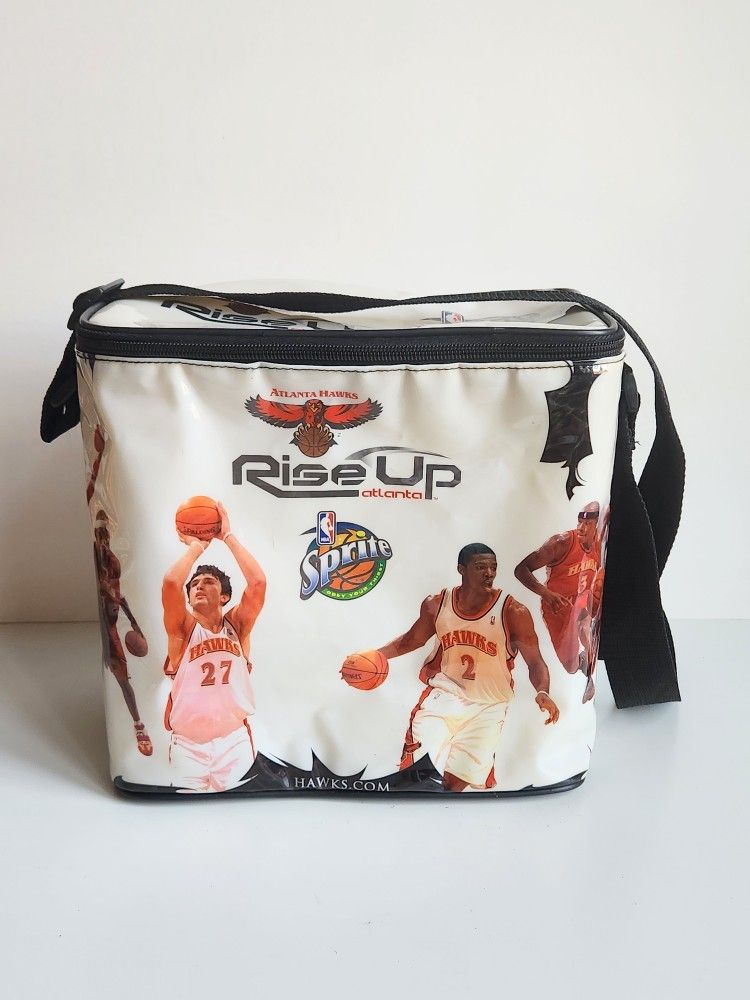 Vintage Atlanta Hawks Rise Up Cooler Bag NBA Basketball
