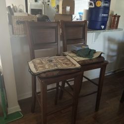 Barstool 2 Pc Set w/ Cushions 