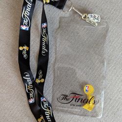 New NBA Finals 2009 Ticket Holder land yard With Collectible Pin. 