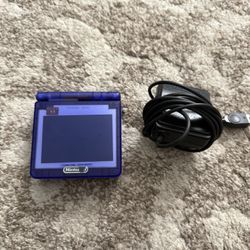 Nintendo Gameboy Advance Sp Ags 101 Clear Purple