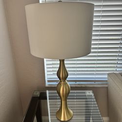 Modern Gold Table Lamp – $40