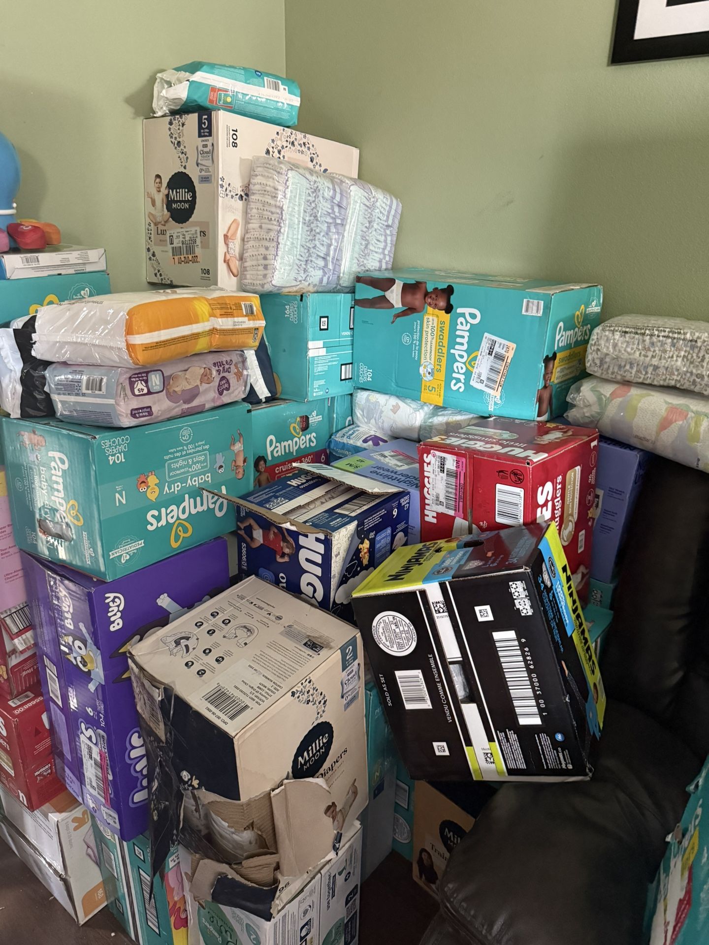 All Sizes Pampers $20 For Each Box