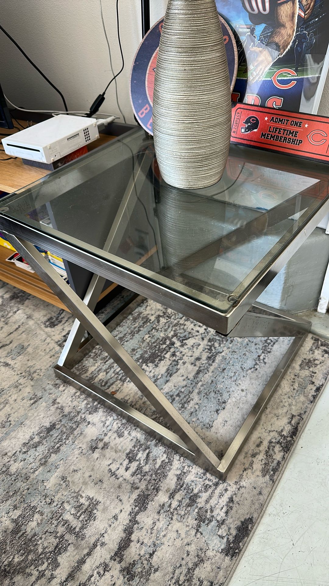 Glass Top Side / End Table