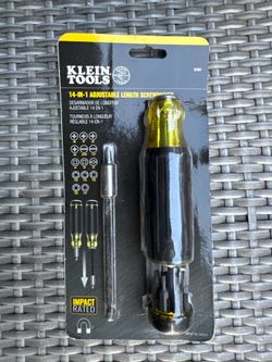 Klein Tools 14-in-1 Multi-Bit Adjustable Length Screwdriver