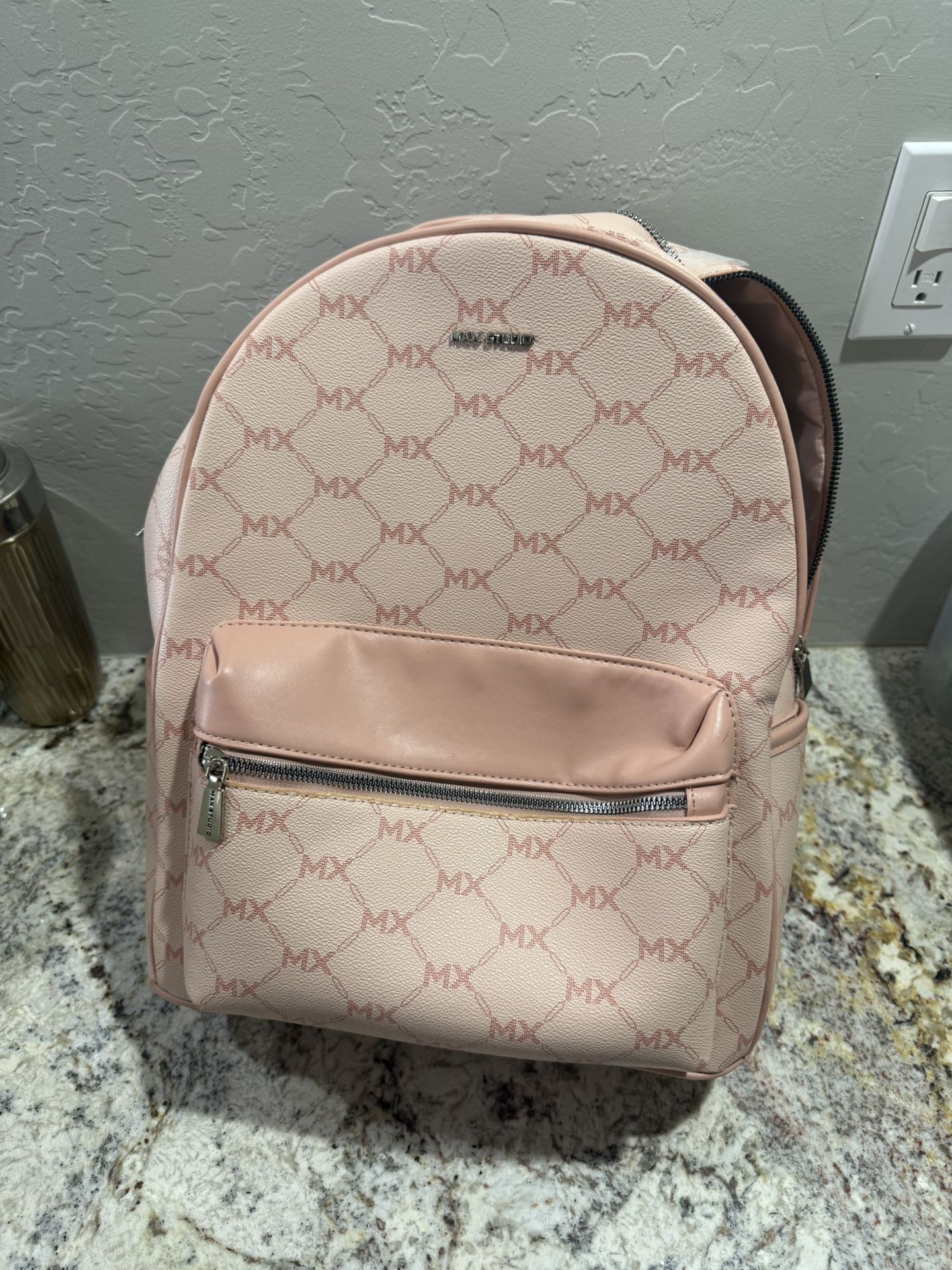 NEW Max Studio Pink Backpack Bag NWT