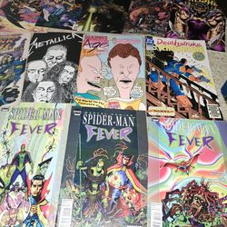 Spiderman Comics set of 3 ,Metallica comic book - volume 1 - issue 9 -June 2017 rare!

 Deathstroke Beavis And Butthead ,Rare Comics Lot Of 12